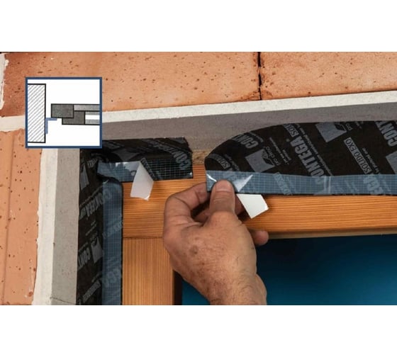 Клейкая лента для окон  Pro Сlima CONTEGA SOLIDO EXO-D 10 см х 30 м 16136