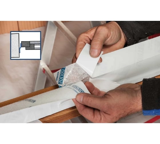Клейкая лента для окон Pro Сlima CONTEGA SOLIDO SL-D 10 см х 30 м 15985