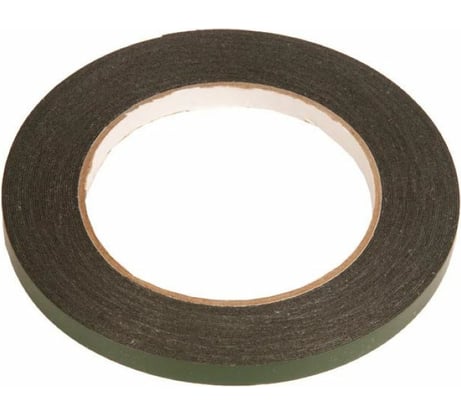 Двусторонняя вспененная клейкая лента ZeepDeep черный с зеленой защитной лентой, толщина 0,5 мм, ширина 8 мм, длина 10 м 865394