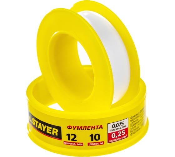 Фумлента "MASTER" (0.075 ммх12 ммх10 м) Stayer 12360-12-025