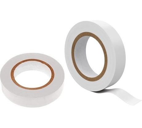 Универсальная изолента Grisard Electric 0,18x19 мм, белая, 20 м, 10 шт. GRE-013-0003