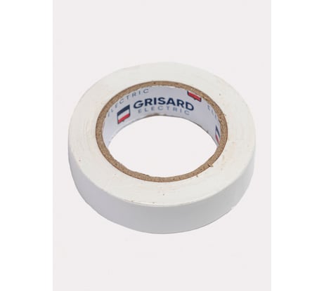 Универсальная изолента Grisard Electric 0,15x15 мм, белая, 10 м, 10 шт. GRE-013-0020