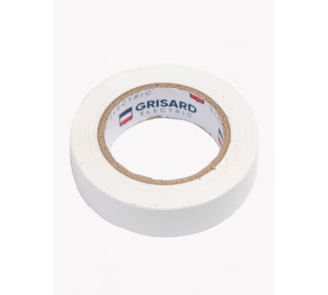 Универсальная изолента Grisard Electric 0,15x15 мм, белая, 10 м GRE-013-0020(1)