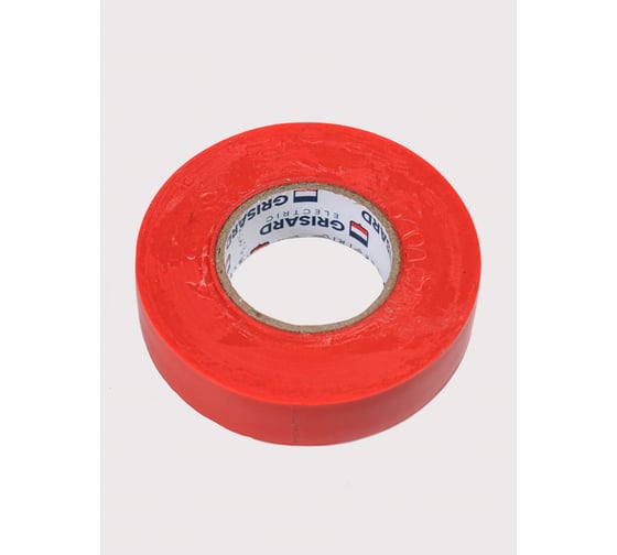 Универсальная изолента Grisard Electric 0,18x19 мм, красная, 20 м GRE-013-0004(1)