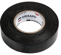 Универсальная изолента Grisard Electric 0,18x19 мм, черная, 20 м, 10 шт. GRE-013-0001