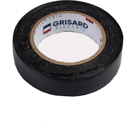Универсальная изолента Grisard Electric 0,15x15 мм, черная, 10 м, 10 шт. GRE-013-0018
