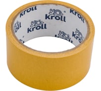 Двусторонняя клейкая лента KROLL полипропилен pp, 48 мм х 10 м 4607190400892