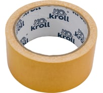 Двусторонняя клейкая лента KROLL ткань/pvc, 48 мм х 10 м 4607190400922