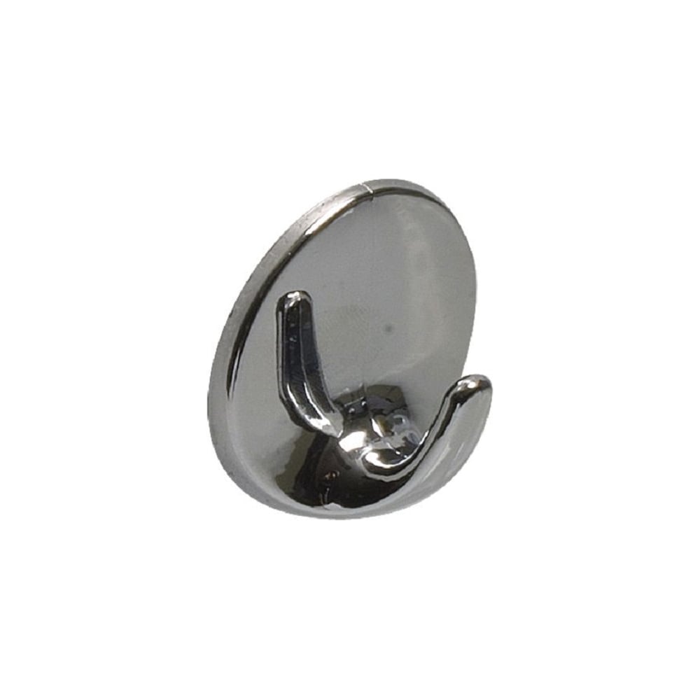 Самоклеящийся крючок Amig пластик, покрытие хром, 2 шт. в дисплее 207 ...