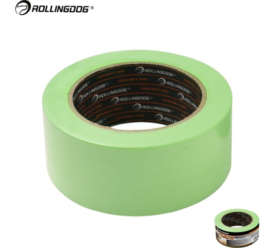 Малярная лента для деликатных поверхностей Rollingdog Low Tack Washi Tape 48 мм, 50 м 81391 2