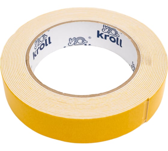 Клейкая лента на вспененнной основе KROLL 25 мм х 5 м 4607190401004