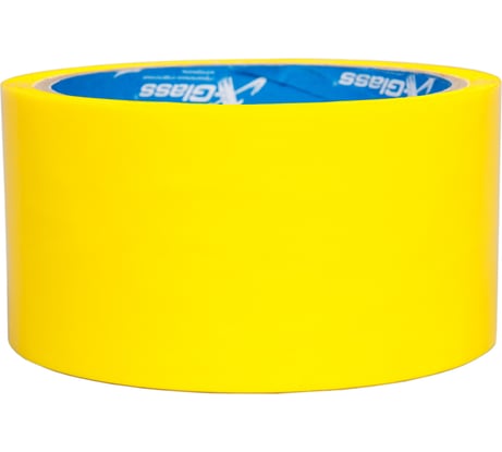Упаковочная клейкая лента XGLASS желтая, 50 мм, 41 м, 43 мкм, 160083
