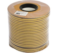 Уплотнительная самоклеящаяся лента РемоКолор вспененный EPDM каучук, P-профиль, коричневая, 9x5,5 мм, 100 м 50-3-221