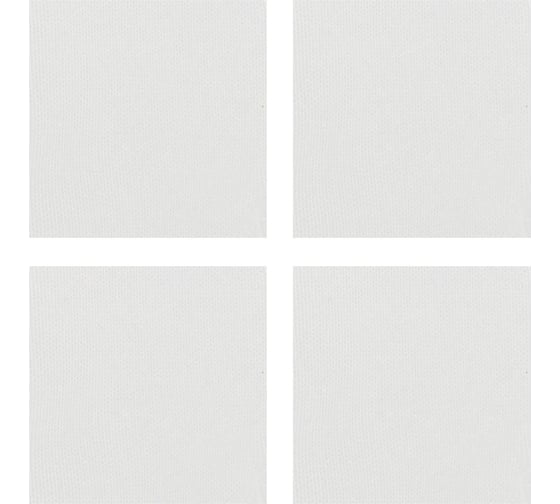 Универсальный клейкий стикер VETTA 25x25x2 мм, 4 шт., ПУ 639-020