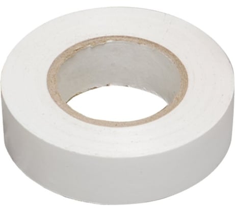 Изолента РОССНА пвх, 15 мм, белая Р861345