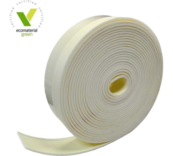 Кромочная демпферная лента с юбкой EcoHeat 0,1x12 м 4690642027990