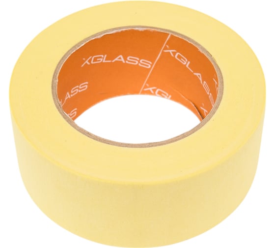 Термостойкая малярная клейкая лента X-Glass 120С, 50 мм х 50 м, 160403