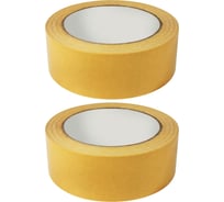 Двусторонняя клейкая лента на полипропиленовой основе Кордленд 48 мм х 25 м х 170 мкм, 2 шт. SDV-00008.2