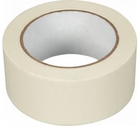 Малярная клейкая лента КОРДЛЕНД белая, 75 мм, 125 мкм, 40 м, 18 шт. SCO-00386.18