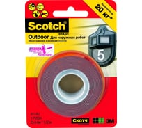 Монтажная двусторонняя лента (2.5х150 см) для наружных работ 411P Scotch 24Б0005000
