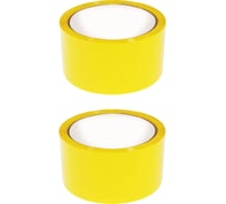 Упаковочная клейкая лента Кордленд желтый, 48x43x40м, 2 шт. SCO-00360.2