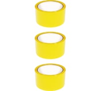Упаковочная клейкая лента Кордленд желтый, 48x43x40м, 3 шт. SCO-00360.3