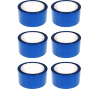 Упаковочная клейкая лента Кордленд синий, 48x43x40м, 6 шт. SCO-00362.6