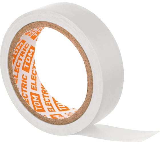 Изолента ПВХ TDM ELECTRIC 0,13x15 мм, белая, 5 м SQ0526-0071