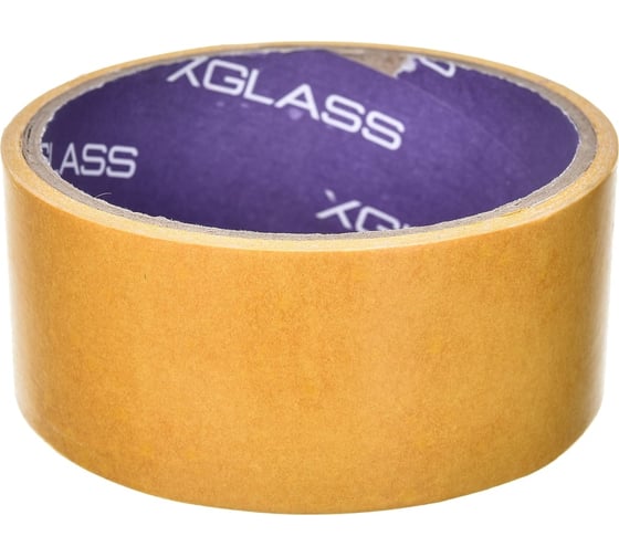 Клейкая лента XGLASS двухсторонняя, полипропилен, 38x25 160387