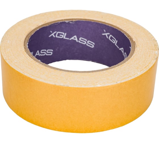 Клейкая лента X-Glass двухсторонняя, ткань, 38x25 160381
