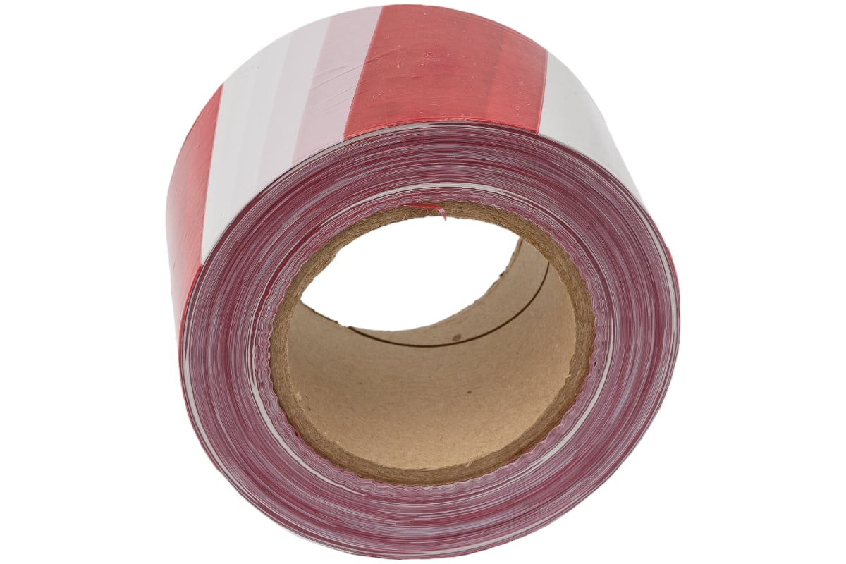 Оградительная лента ТЕХНОЛОГИЯ ЛО-250 "Эконом" красно-белая, 250 п.м ...