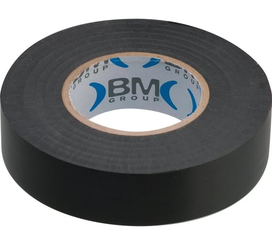 Изолента ПВХ 25 мм x 25 м, цвет черный BM Group BM-ESB2525NE