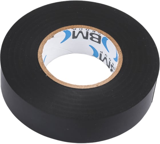 Изолента ПВХ 19 мм x 25 м, цвет черный BM Group BM-ESB1925NE