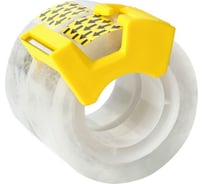 Канцелярская клейкая лента DELI пласт., односторонняя, прозрачный, 18 мм x 18.3 м, 2 шт. 1408097