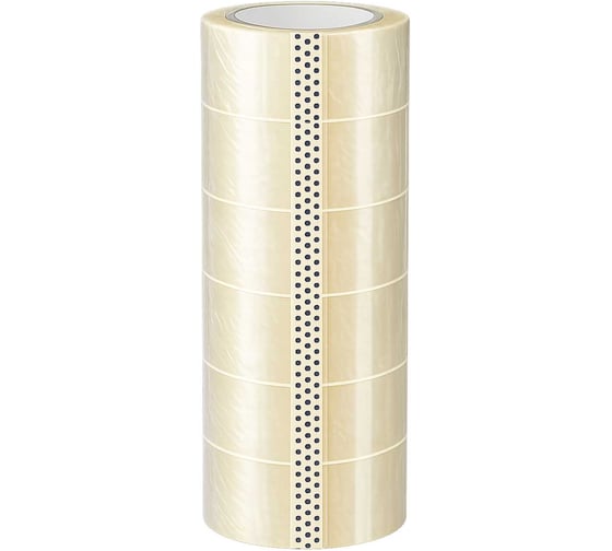 Клейкая лента ООО Гранд Пак 48 мм х 120 м х 45 мкр, 6 шт. 27256