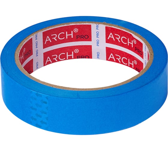 Малярная лента ARCH PRO синяя, Четкий край, для наружных работ, 50 м х 30 мм, 14 дней 674030