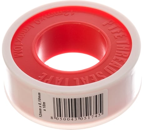 Лента-фум 12ммх0,1ммх10м Valtec VT.PTFE.0.121010 74787