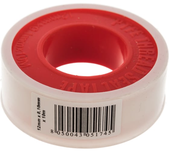 Лента-фум 12ммх0,1ммх10м Valtec VT.PTFE.0.121010 74787