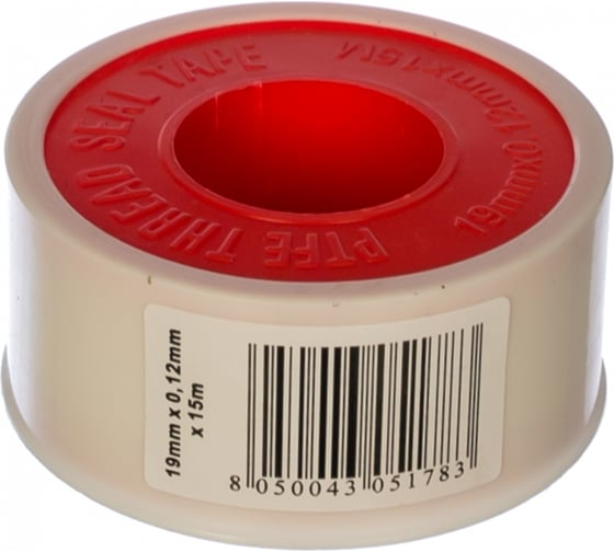 Лента-фум 19ммх0,12ммх15м Valtec VT.PTFE.0.191215 81377