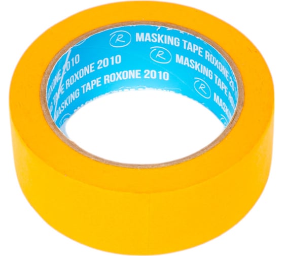 Малярная лента RoxelPro ROXONE 2010 на рисовой бумаге, 38 мм х 40 м 313153