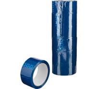 Клейкая лента ООО Комус 48 мм х 66 м х 45 мкм, синяя, 6 шт./уп. 1732011