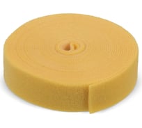 Лента (липучка) в рулоне Cabeus ширина 25 мм, длина 5 м, желтая ROL-5x25-YL