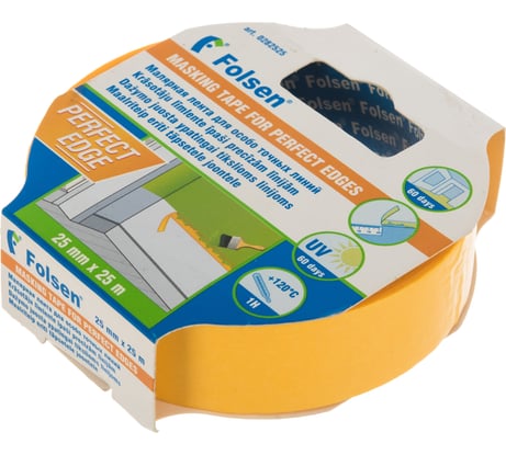 Малярная лента для особо точных линий Folsen 25ммх25м 0282525