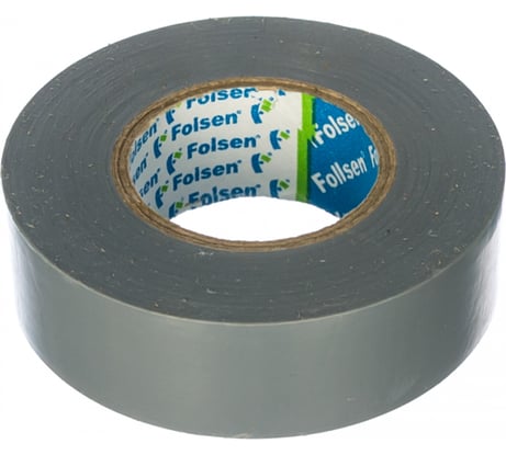 Изоляционная лента Folsen 19ммx20м серая 012506