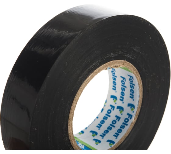 Изоляционная лента Folsen 19ммx20м черная Premium от -18oC до +105oC 012104