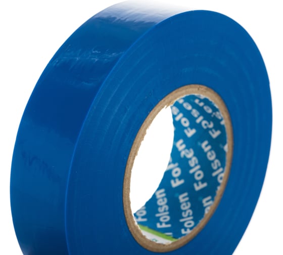 Изоляционная лента Folsen 19ммx20м синяя Premium от -18oC до +105oC 012102