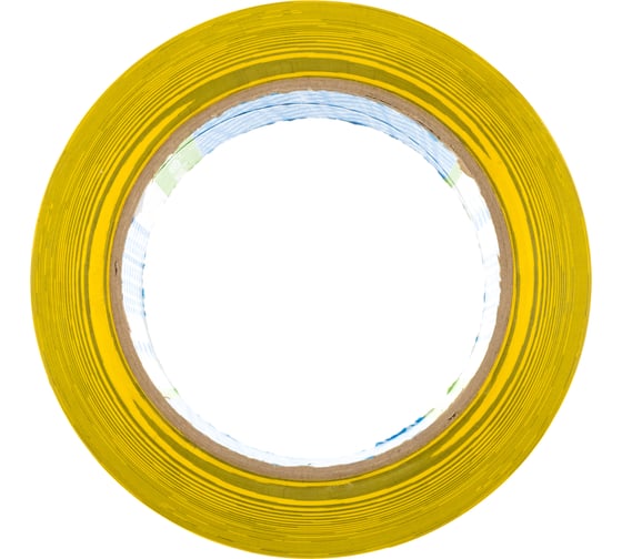 Клейкая сигнальная лента Folsen 50ммx33м желто-чёрная PVC 0663350