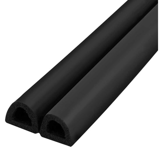 Самоклеящийся уплотнитель FUARO ADH/D-12x10mm, BLACK черный 150m 43009