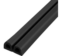 Самоклеящийся уплотнитель FUARO ADH/D-9x7,5mm, BLACK черный 100m 43015