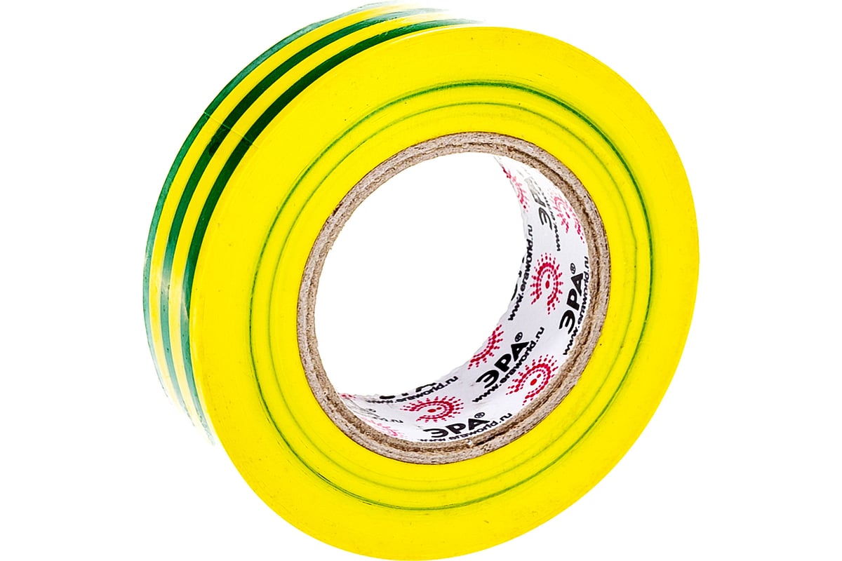 ПВХ-изолента ЭРА 19ммх20м желто-зеленая C0036545 - выгодная цена ...